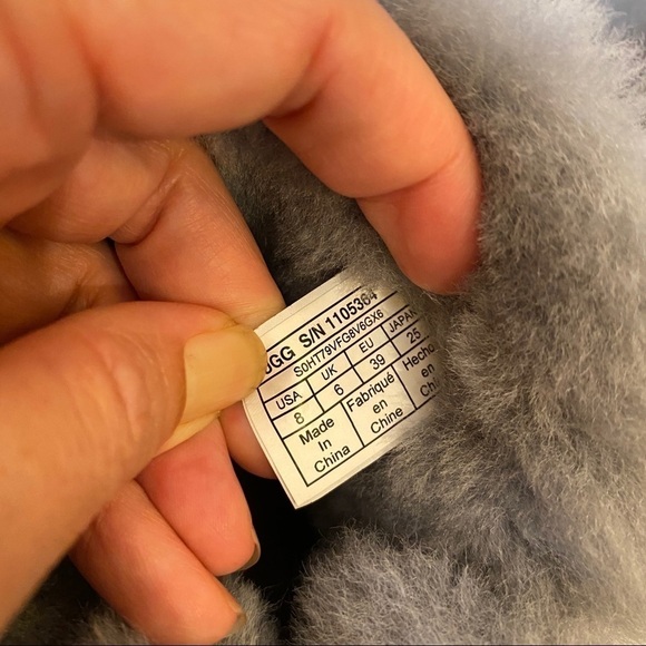 NWOT~UGG Women Mini Bling Swarovski Crystal Gray Boots Size 8 - Picture 8 of 11